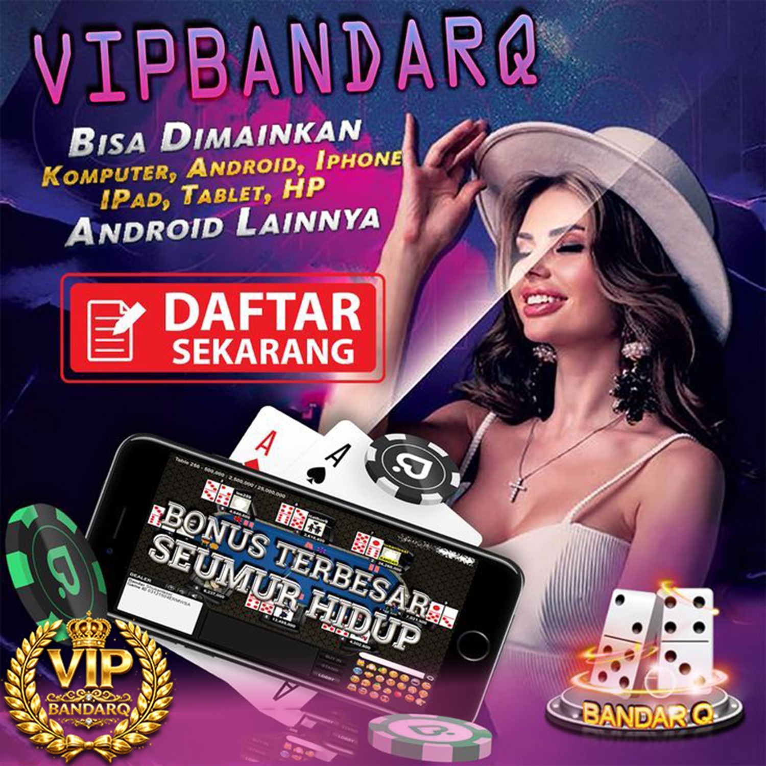 VIPBANDARQ | Situs QQ Online Terpercaya & Favorit Pemain Indonesia